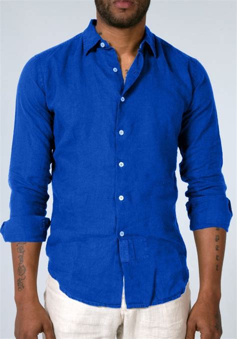 rmens oyal blue gucci long sleeve button up|Men .